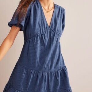 Boden Jersey Seersucker Women's Dress